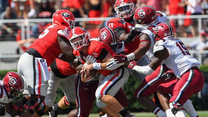 South Carolina stuns Georgia